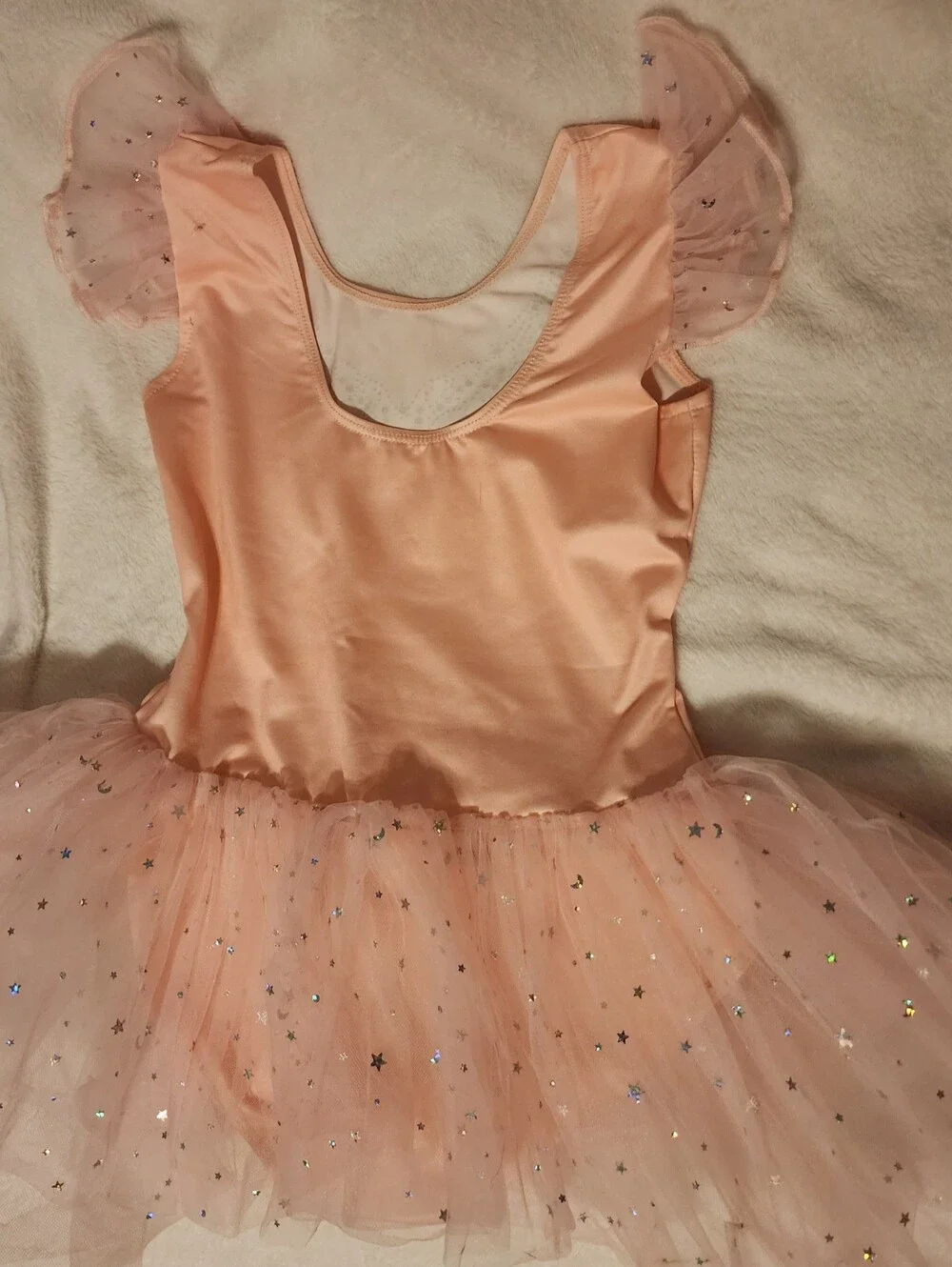 Zaclotre Girls Sparkly Pink Tutu Ballet Leotard Rhinestone Dress